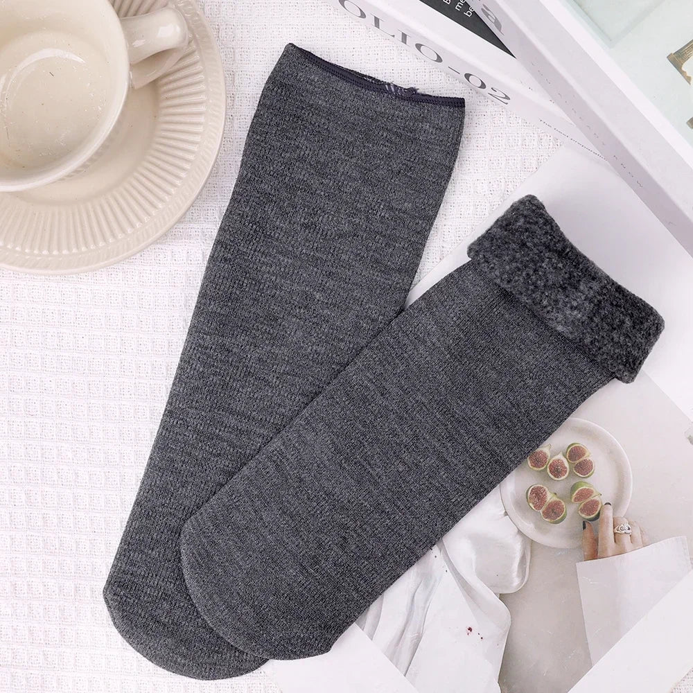 Fleece Ribbed Sock Set