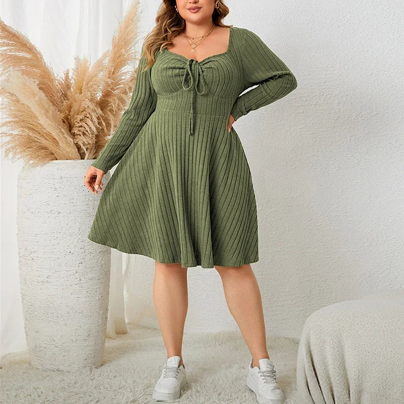 Avani Soft-Knit Ribbed Dress